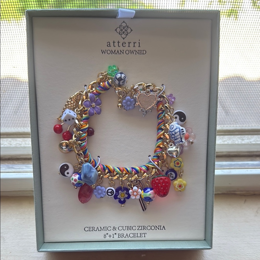 TJ MAXX VIRAL Charm Bracelet with Vibrant Beads